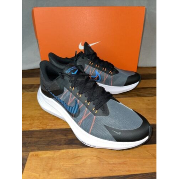 Nike Mens Zoom Winflo 8 Black Running Shoes Size 10.5 (2049713) CW3419-007 - Picture 1 of 5